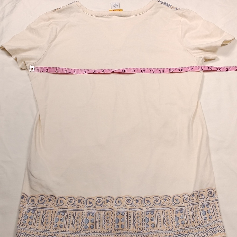 Ruby Rd Embroidered Cream Top Size Small - Picture 9 of 9